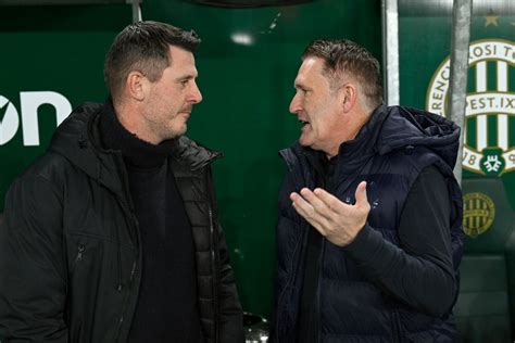 Robbie Keane edzői minőségben a Ferencváros kispadján