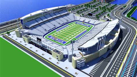 Minecraft stadion tetőszerkezet