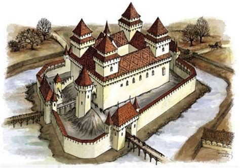 A Diósgyőri vár a 14. században
