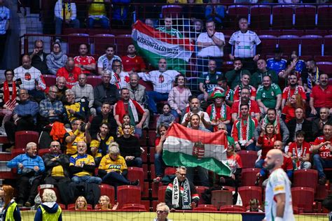 Kézilabda szurkolók egy arénában