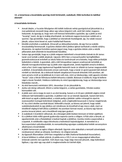 Technikai és taktikai kosárlabda készségek összehasonlítása