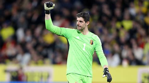 Thibaut Courtois a belga válogatott mezében