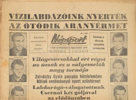 A Népsport egy korabeli száma