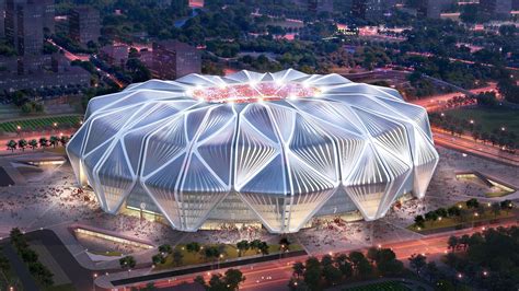 A Guangzhou Evergrande stadion látványterve
