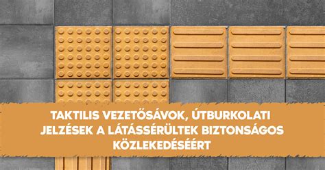Taktilis jelzések és akadálymentes buszmegálló