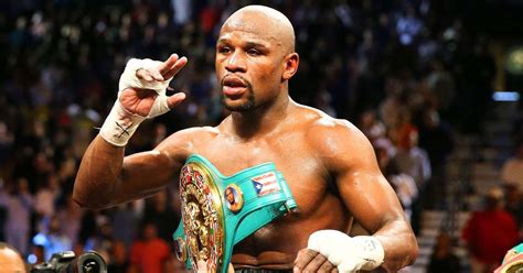 Floyd Mayweather győzelme után
