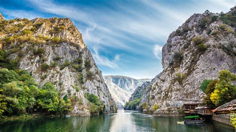 Matka Kanyon lenyűgöző tájképe
