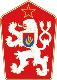 Csehszlovákia válogatottjának címere