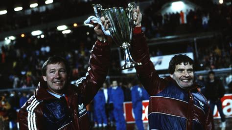 Sir Alex Ferguson Aberdeen menedzserként a Kupagyőztesek Európa Kupájával