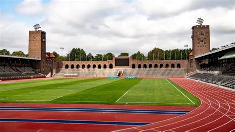 Stockholms Stadion építészete és jellegzetes vörös téglája