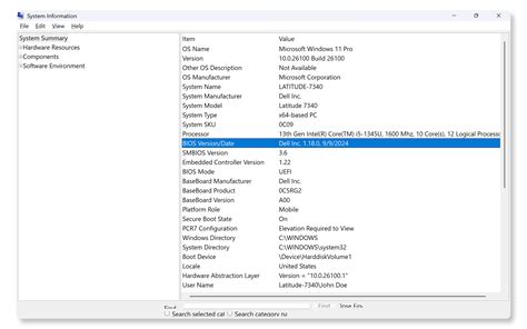 BIOS verzió ellenőrzése Windowsban