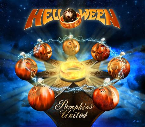 A Helloween Pumpkins United felállásának koncertplakátja