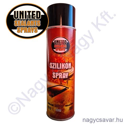 A szilikon spray alkalmazási területeit bemutató infografika