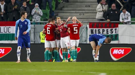 A magyar és a feröeri válogatott mérkőzése Tórshavnban