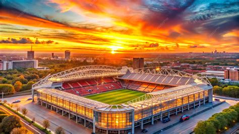 Az Old Trafford stadion korabeli rajza vagy építési fázisa