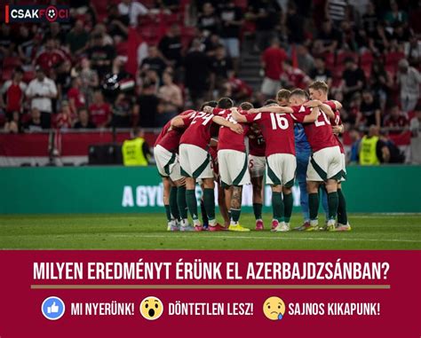 A magyar válogatott edzése Azerbajdzsánban