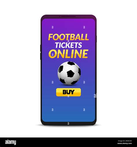 Electronic football ticket on a smartphone screen
