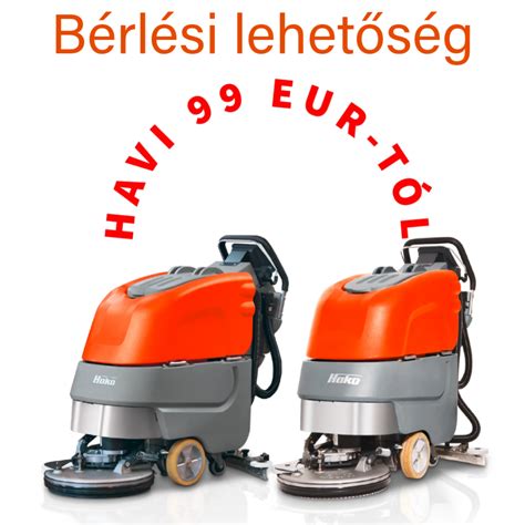 Takarítógép bérlés