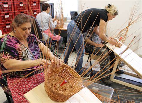 Kosárfonás kézműves foglalkozás