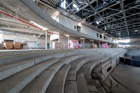 A multifunkcionális sportcsarnok belső kialakítása és funkcionális terei