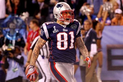 Aaron Hernandez a New England Patriots mezében