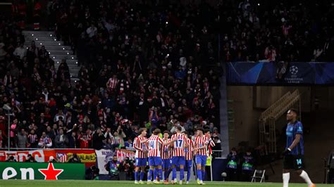 Atlético Madrid szurkolói hangulat a stadionban