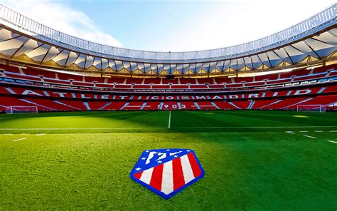 Atlético Madrid stadionjának látképe