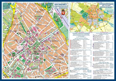 Térkép Pécs városáról és a PMFC stadionjának elhelyezkedéséről