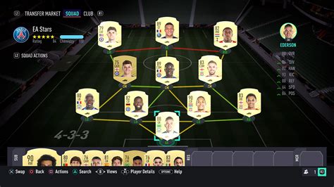 Jack Grealish FIFA 20 Ultimate Team squad overview