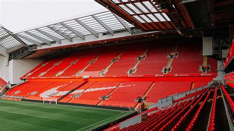 Az Anfield Stadion jövőbeli látványterve az Anfield Road lelátó bővítésével