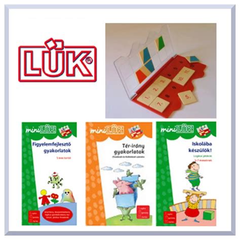 MiniLÜK kirakókészlet és LÜK füzet