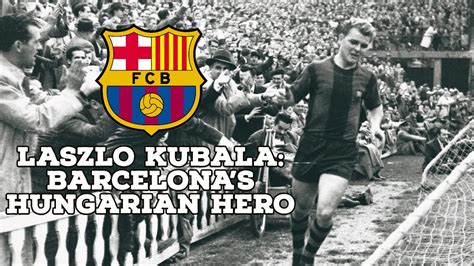 Kubala a Barcelona mezében egy mérkőzésen, 1953-ban