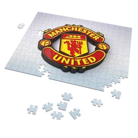 Manchester United logóval ellátott puzzle
