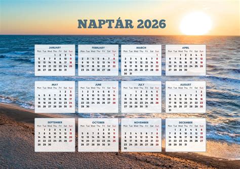 Rendszerkarbantartási naptár