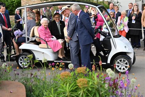 II. Erzsébet királynő a Chelsea Flower Show-n 2022-ben
