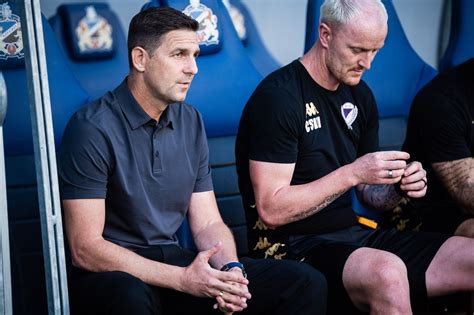 Oláh Lóránt sportigazgató és Csizmadia Csaba vezetőedző