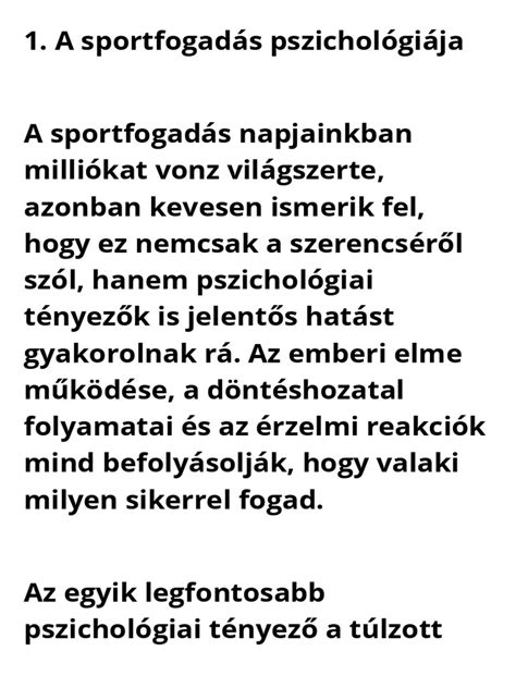 A sportoló pszichológiája