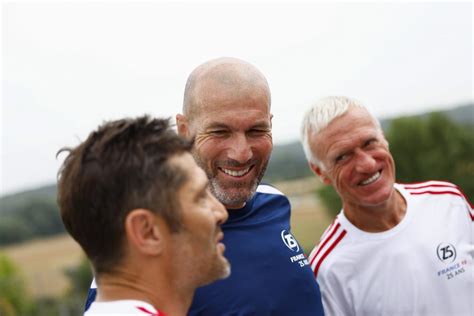 Jürgen Klopp, Zinédine Zidane, Didier Deschamps és Mauricio Pochettino portrék