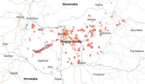 Az 5G hálózatok lefedettségi térképe Magyarországon