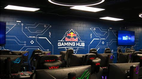 Red Bull Gaming Hub belső tere