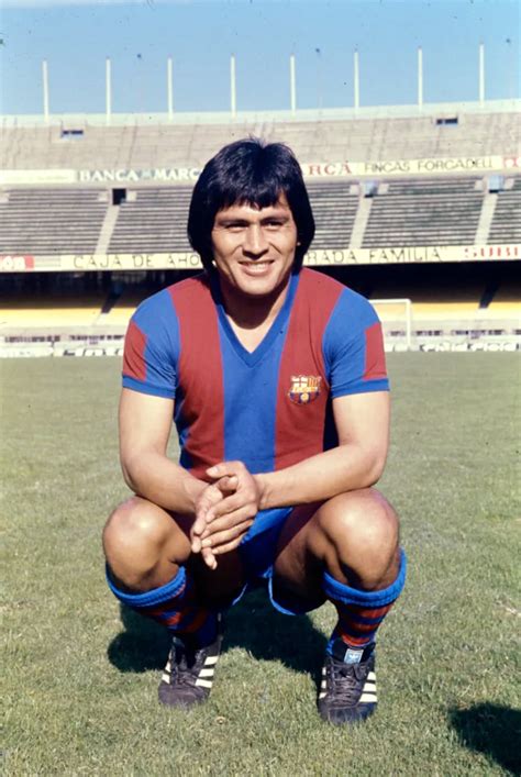 Hugo Sotil portréja a pályán