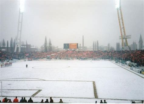 Leszakadt lelátó az Üllői úti stadionban 1947-ben