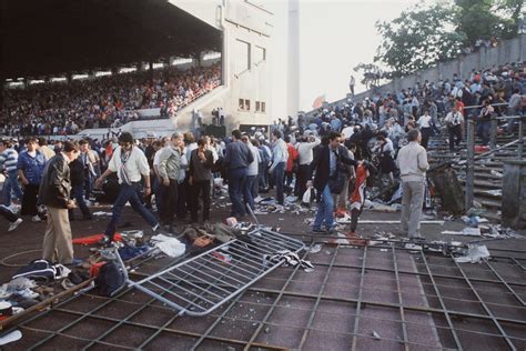 Heysel Stadion, 1985. május 29., zavargások a lelátókon