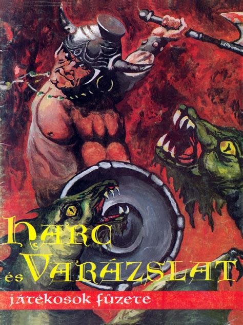 A Harc és Varázslat Játékosok Füzetének borítója