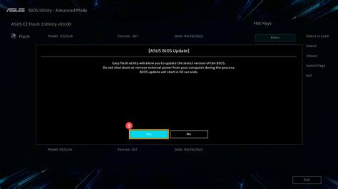 ASUS támogatási oldal BIOS fájl letöltéséhez