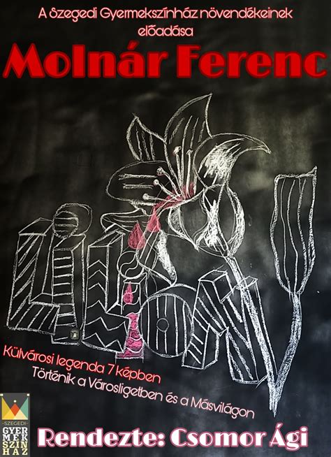 Molnár Ferenc portréja és a Liliom című dráma borítója