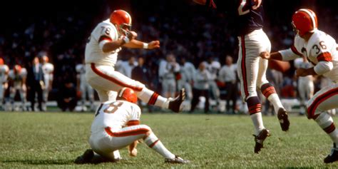 Lou Groza, a Cleveland Browns rúgója és támadófal-játékosa