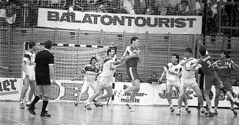A Veszprém KEK győztes csapata 1992-ből