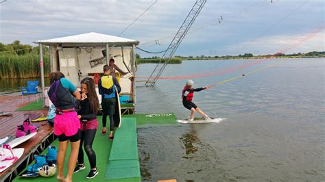 Wakeboard pálya indulópontja