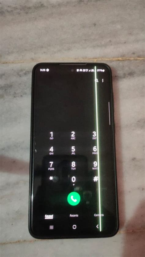 Zöld vonalak megjelenése AMOLED kijelzőn